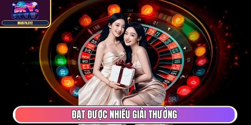 Đạt được nhiều giải thưởng